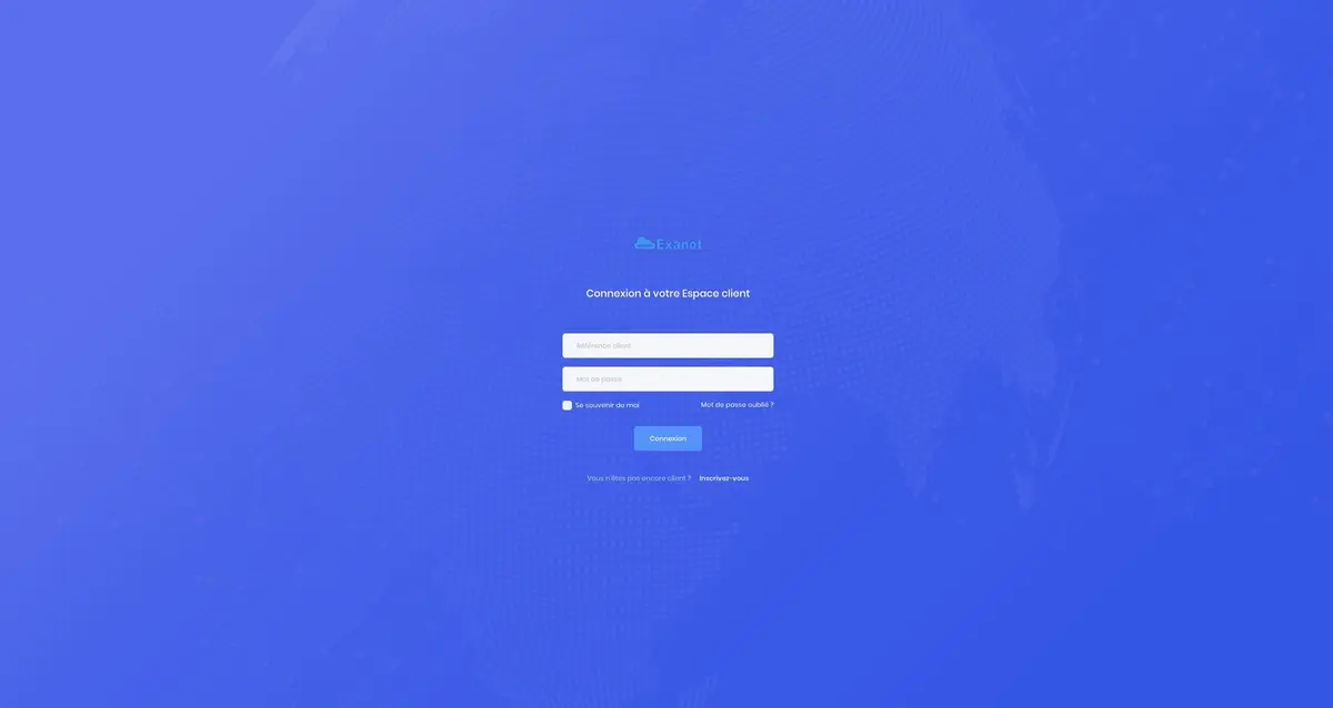Connexion Exanot (bêta)